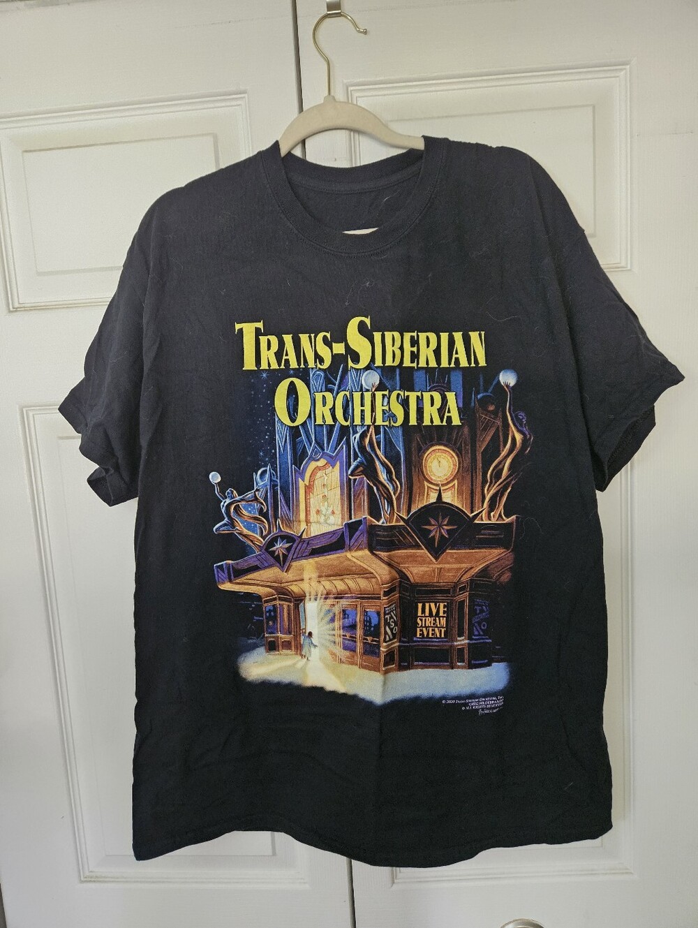 Trans-Siberian Orchestra Black Live Stream Tee
